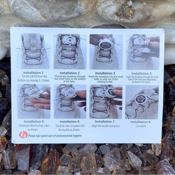 New in Box Swivel Button for Tennis Shoes/Sneakers. OS - Picture 2 of 3